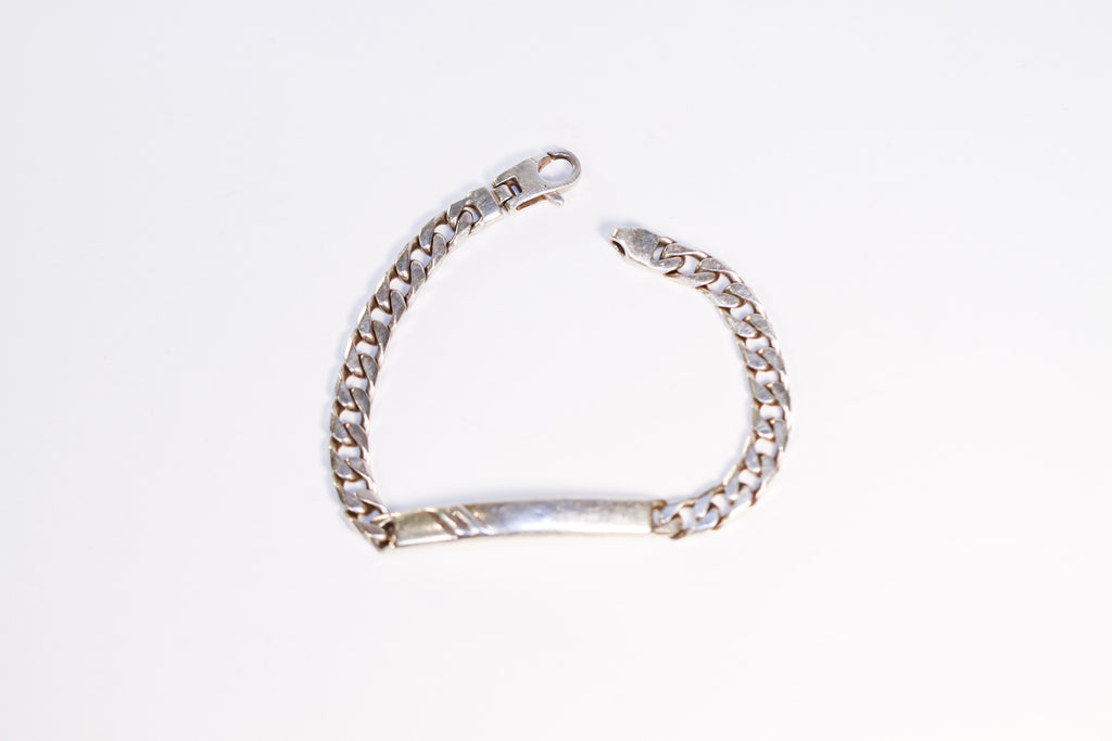 3 stripe id bracelet - b016