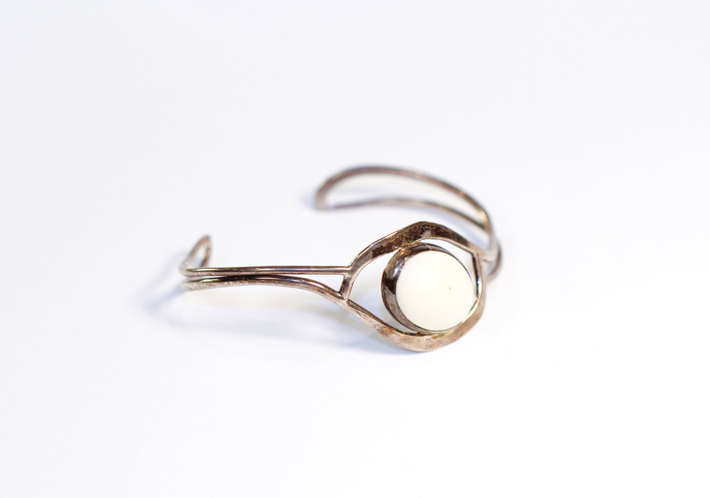 artisan white coral cuff