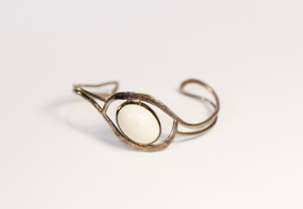 artisan white coral cuff