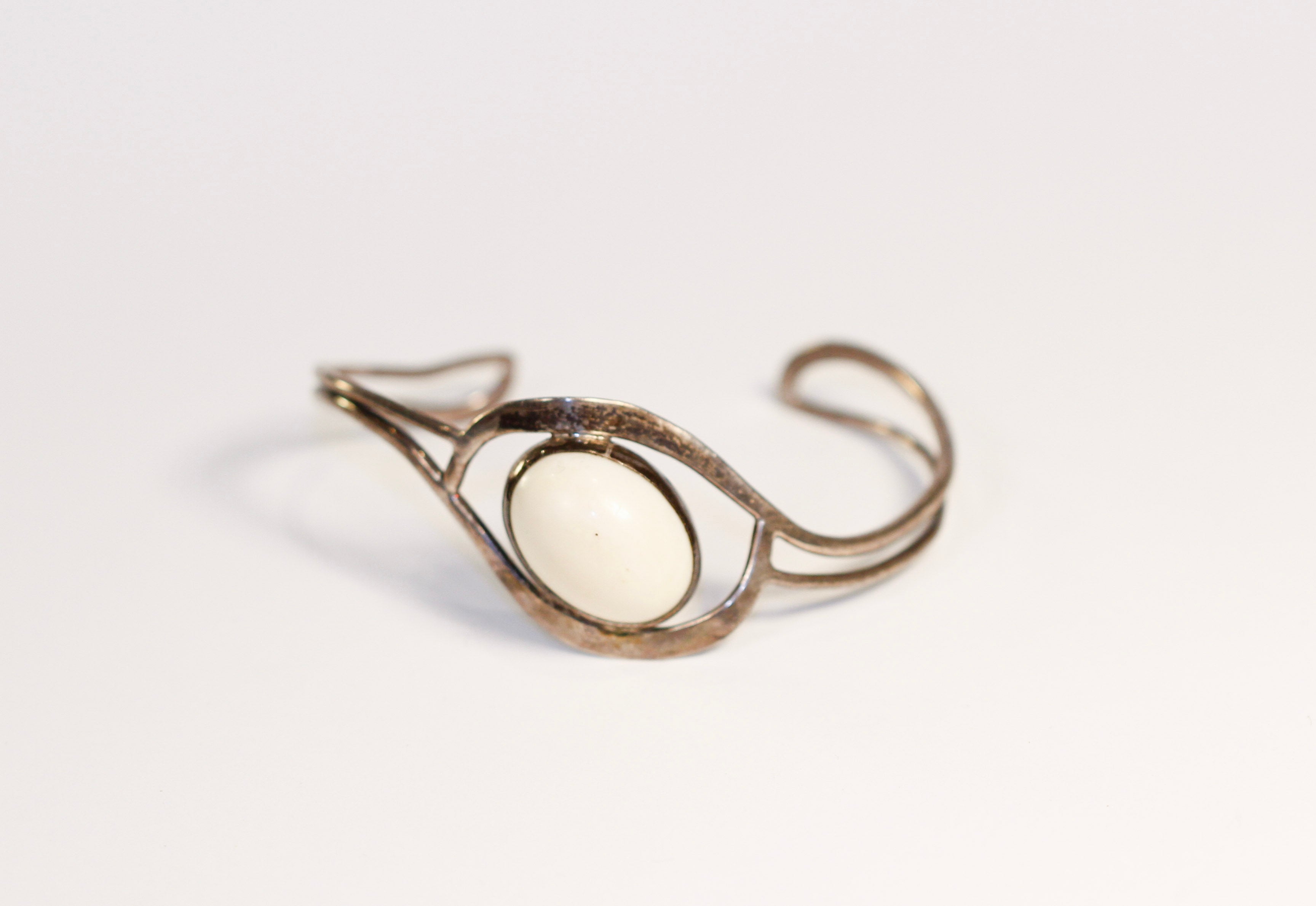 artisan white coral cuff
