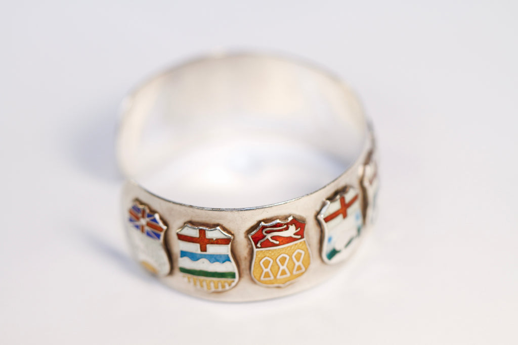 canadian coat of arms cuff - b014