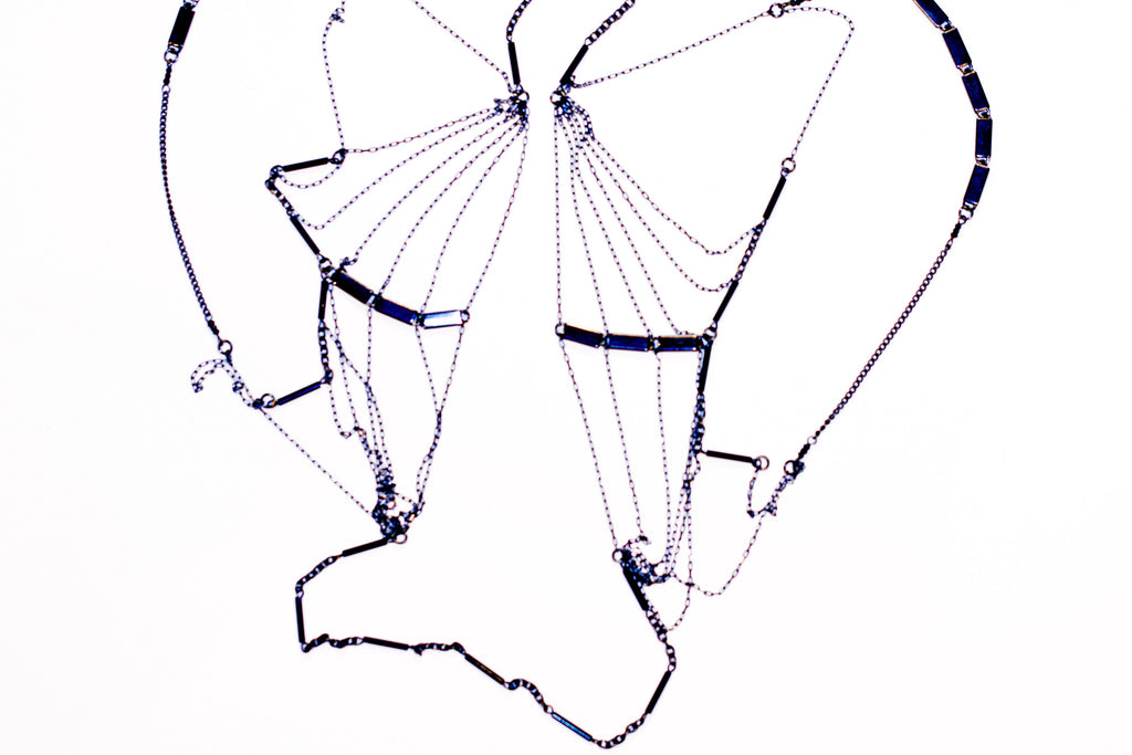 bliss lau shoulder arms body chain - s010