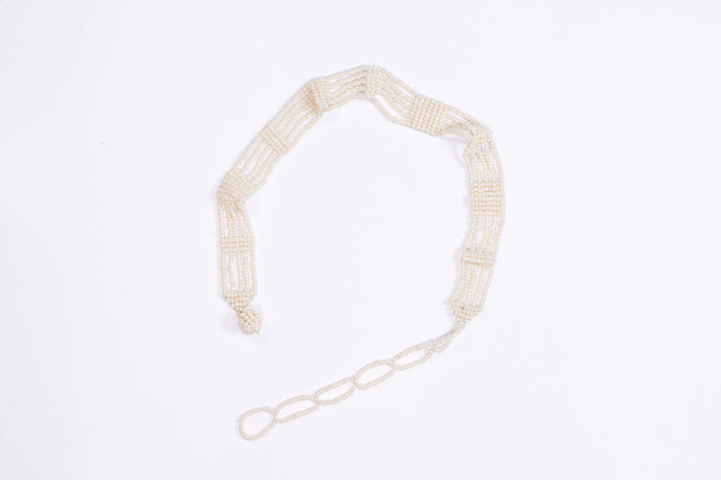 soft beaded choker - n020