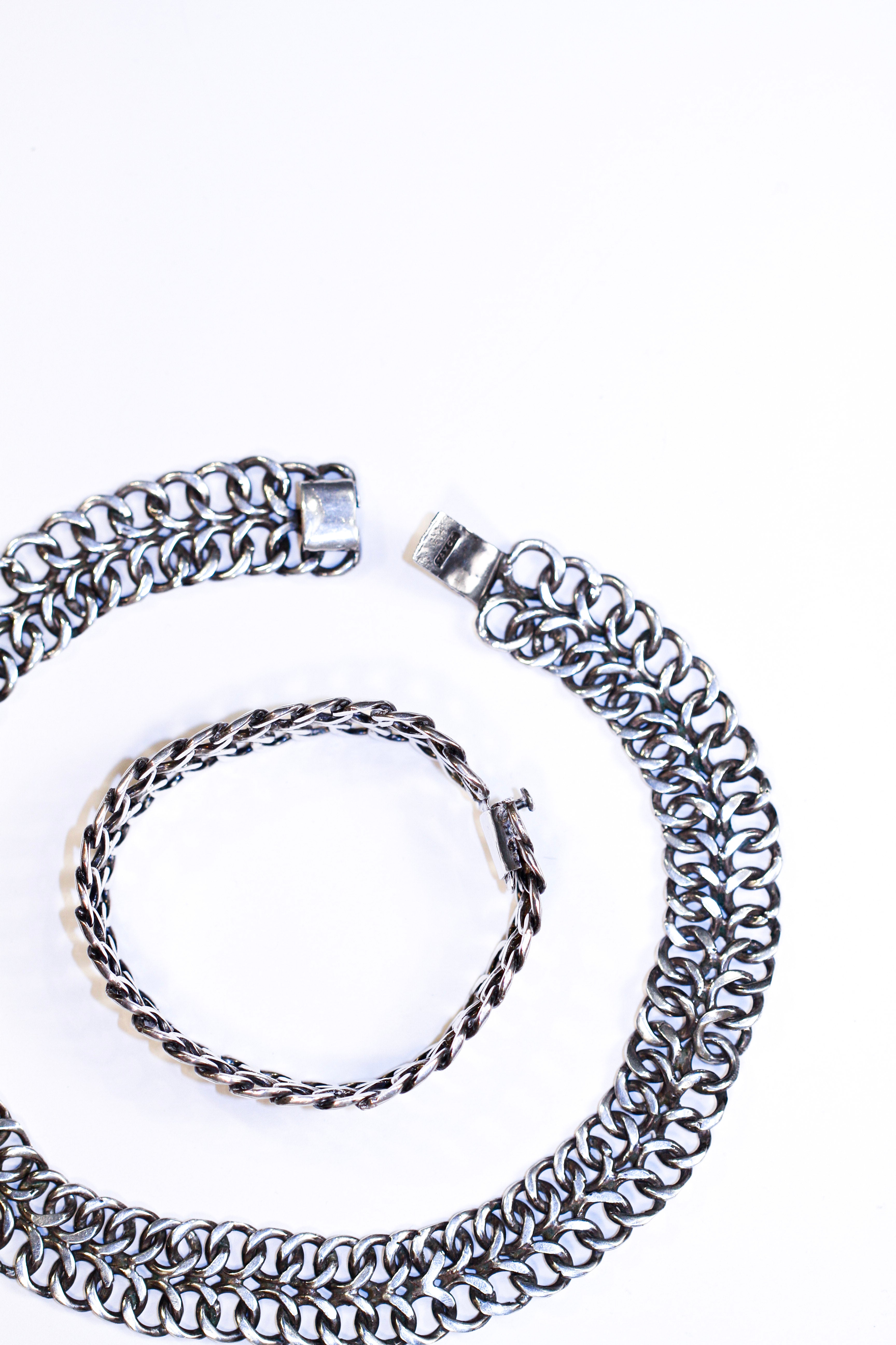 2 piece attachable choker + bracelet - n018