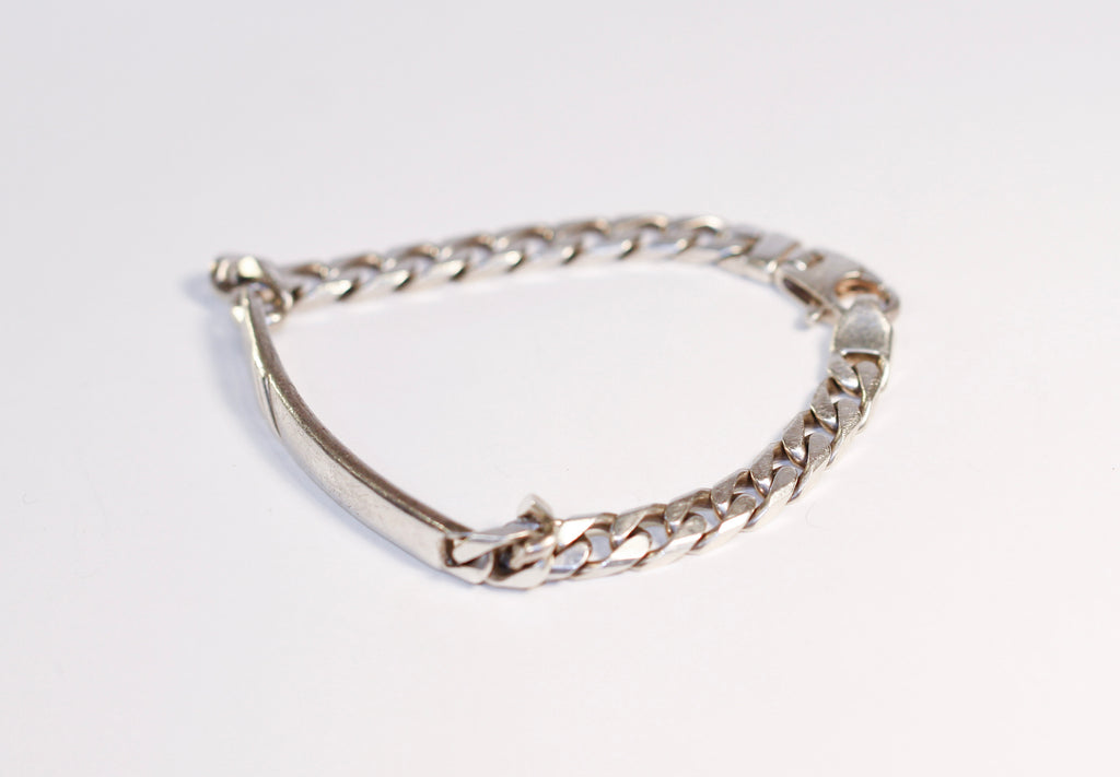 3 stripe id bracelet - b016