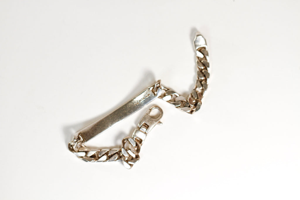 3 stripe id bracelet - b016