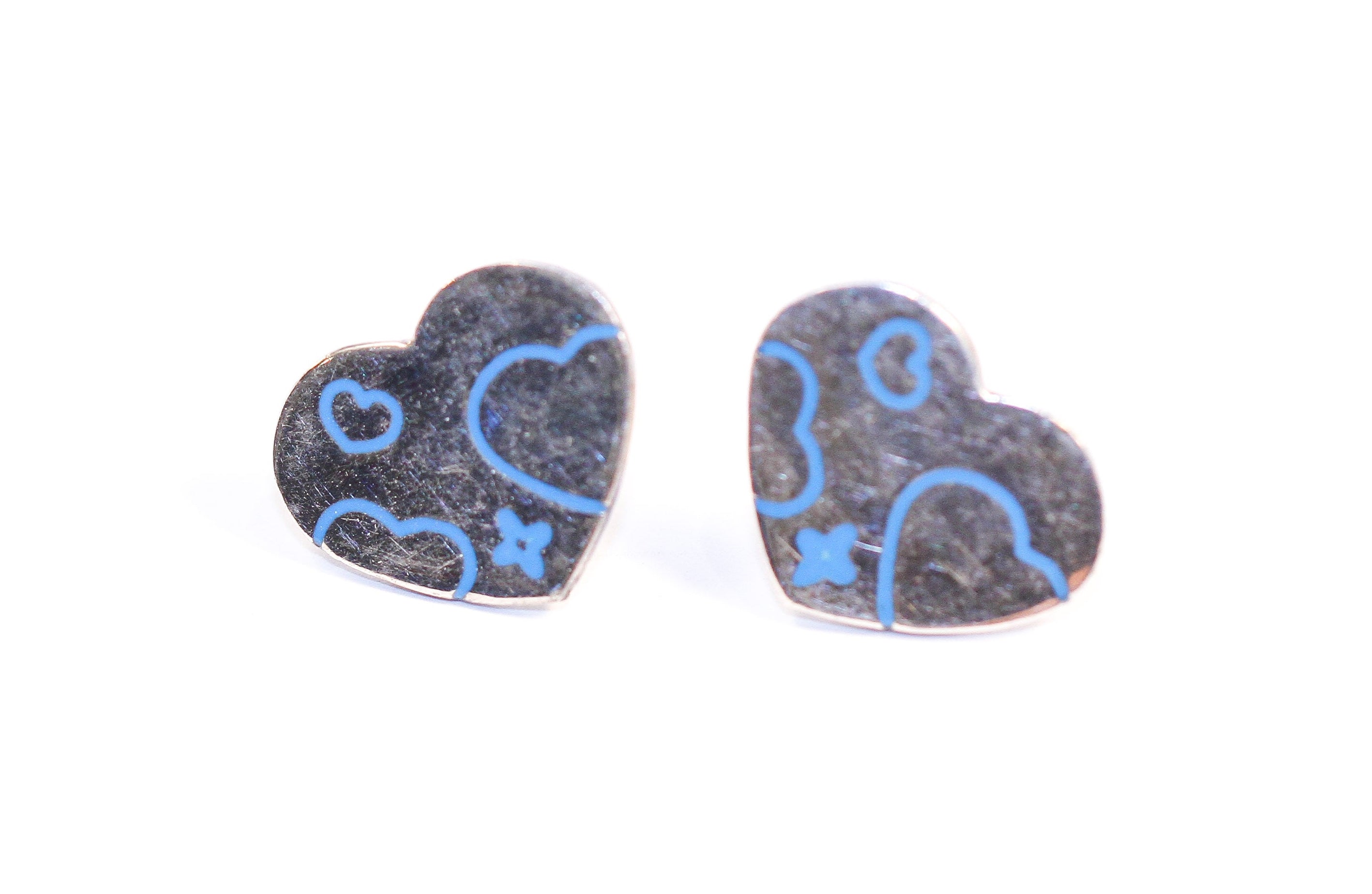 blue clouds <3 hearts - e031