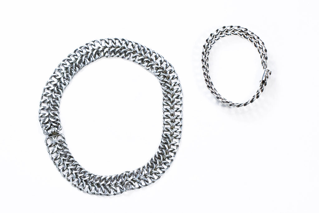 2 piece attachable choker + bracelet - n018