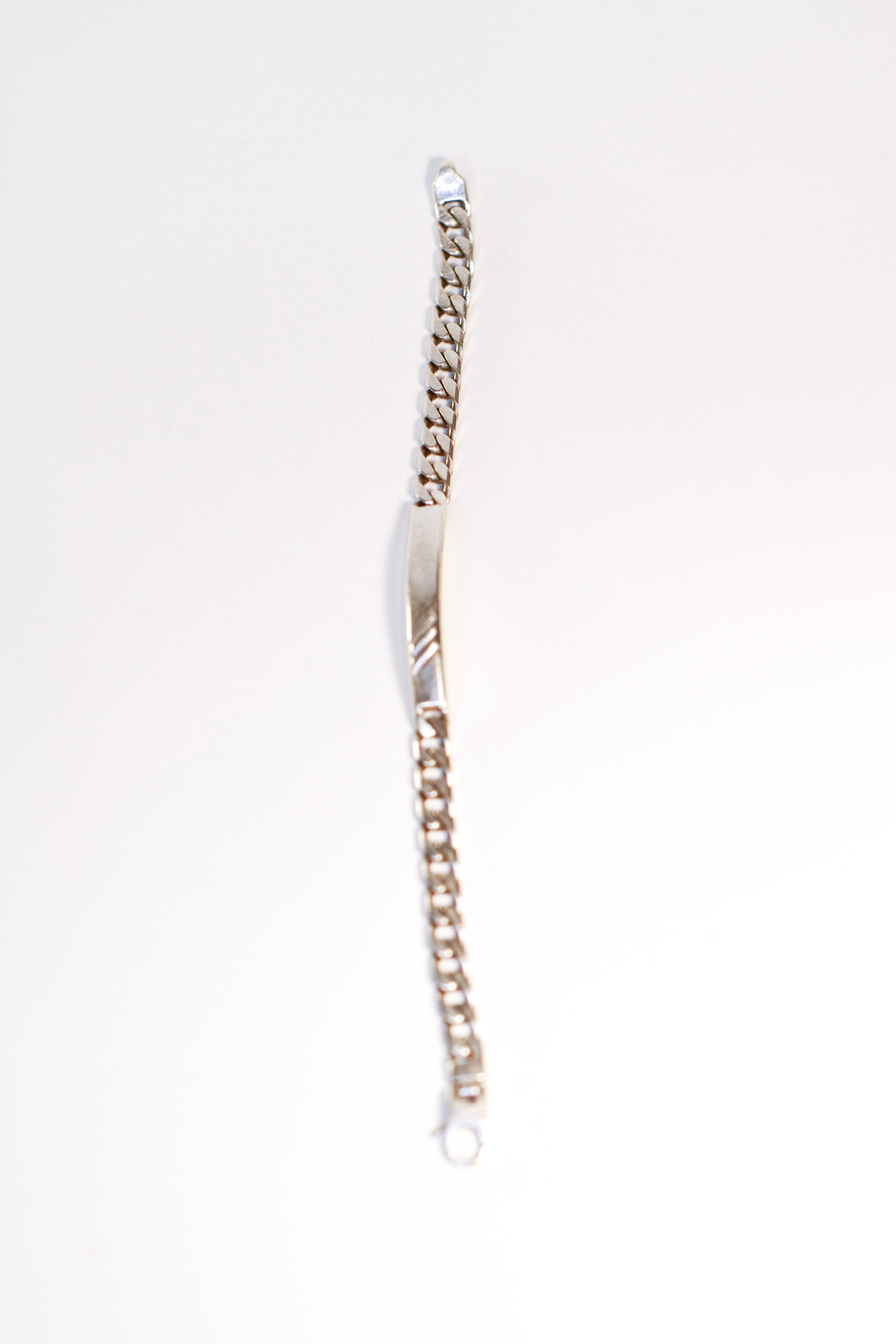 3 stripe id bracelet - b016