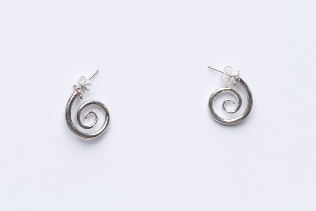 Swirled Post Earrings - E020