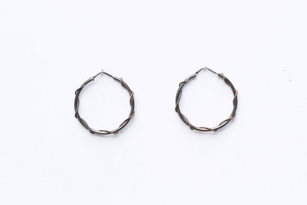 Gold Vine Earrings - E022