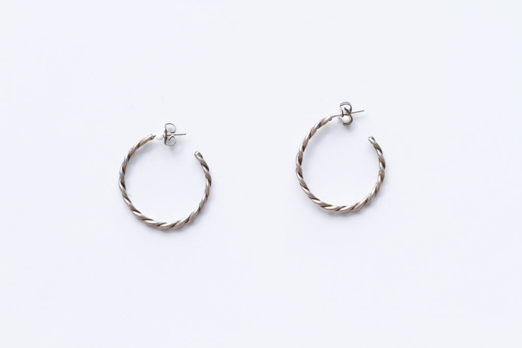 Gold Cord Earrings - E023