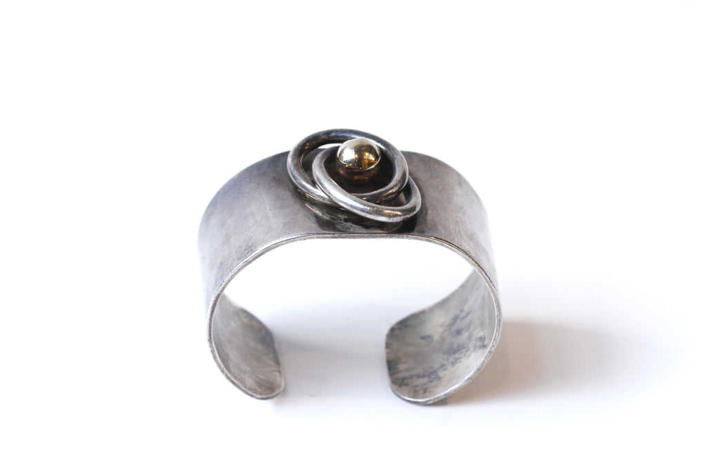 14k gold ball pierre cardin cuff - B002