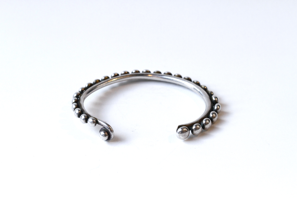 karen hill tribe of thailand cuff - b006