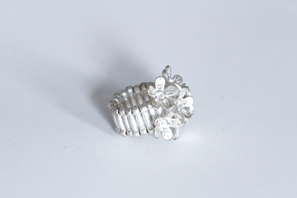 elastic shiny flower - r026