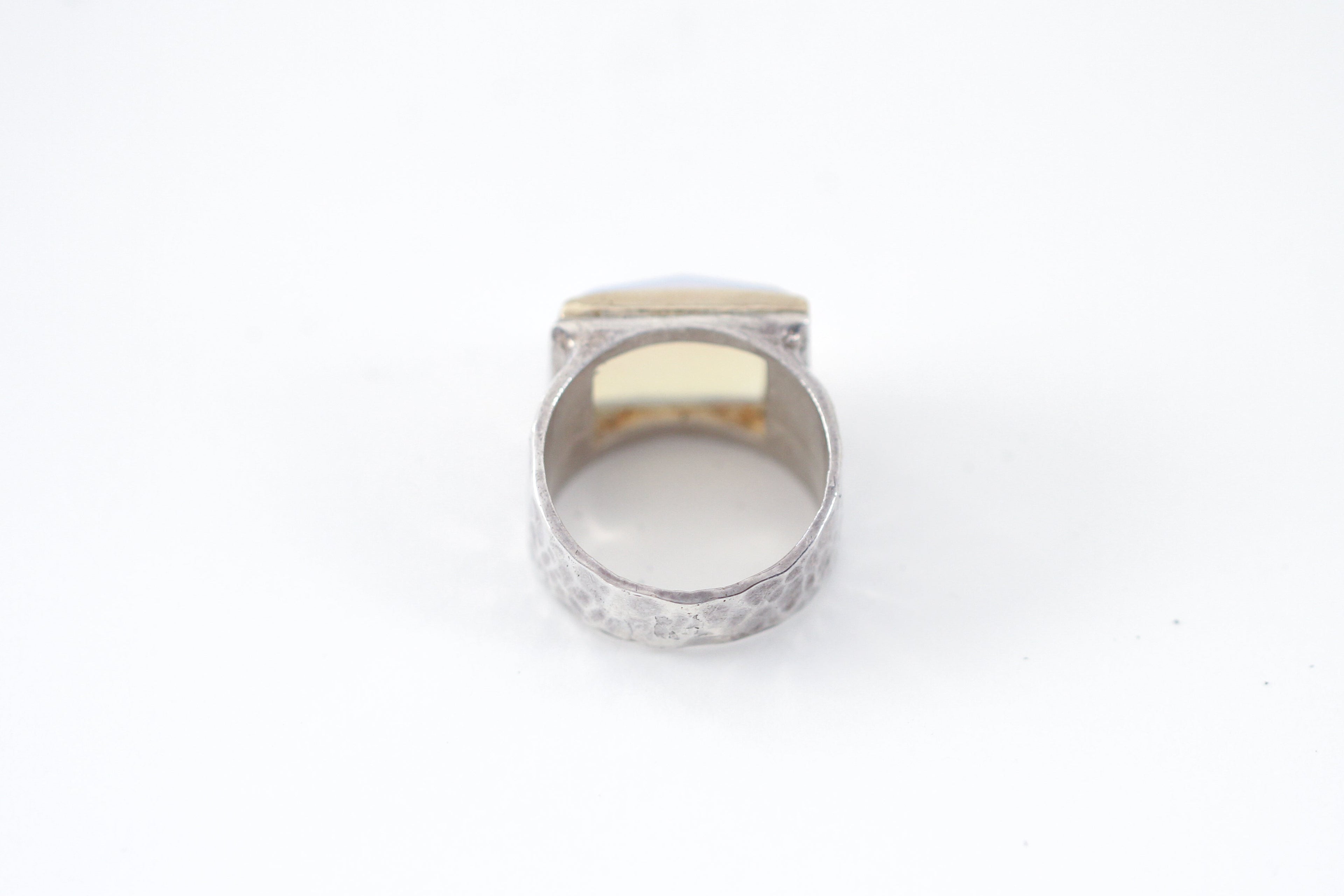 gold rim moonstone - r074