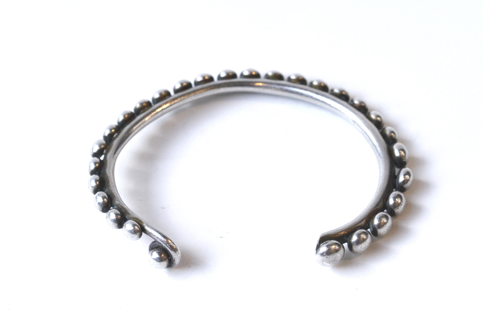 karen hill tribe of thailand cuff - b006